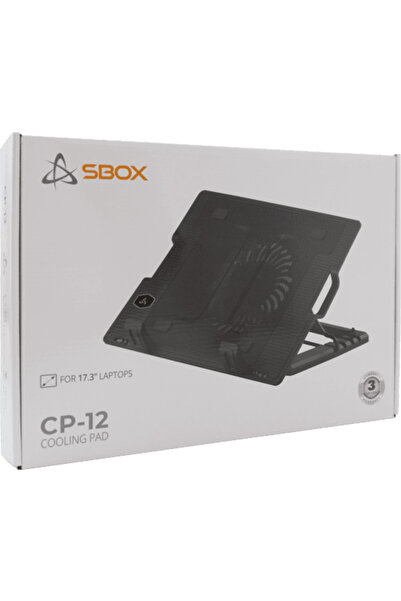 SBOX Cooler Laptop Max. 17.3" Flux de Aer 53 CFM Reglabil pe Inaltime 19dB 2 ...