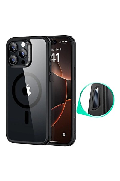 ESR Case for iPhone 16 Pro, Classic Hybrid HaloLock Slim, Black/Transparent