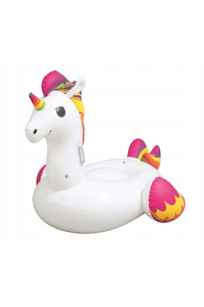 BESTWAY Inflatable unicorn bed 150 x 117 cm
