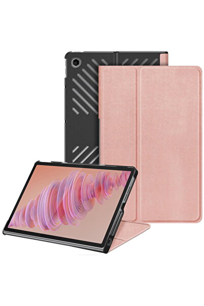 Techsuit Lenovo Tab Plus Case - FoldPro - Rose Gold