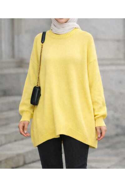 Vaniza Crew Neck Oversized Standard Size Knitwear Sweater