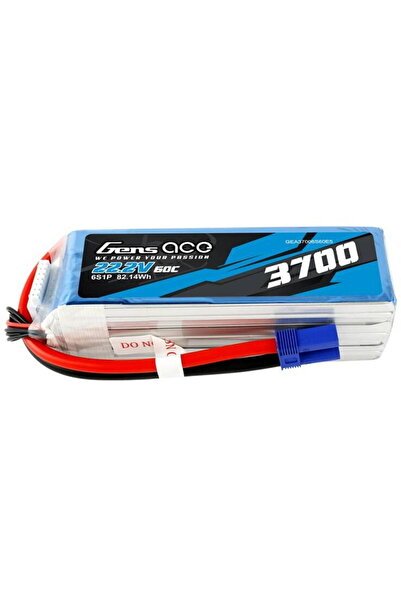 GENS ACE Baterie 3700mAh 22.2V 60C 6S1P