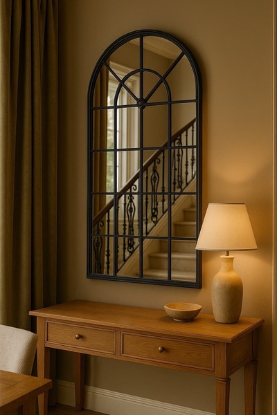 Ruum Store By Doğtaş Window Siyah Çerçeve Çıtalı Ayna