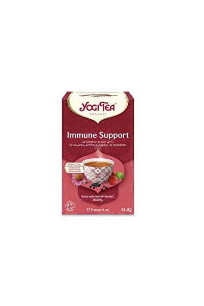 Yogi Tea Ceai bio Sprijin Imunitar, 17 pliculete 34.0g,