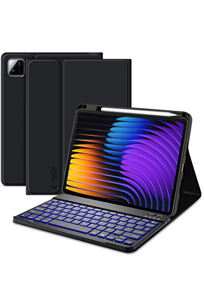 Tech-Protect Pix + Tastatură XIAOMI PAD 7 / 7 PRO Negru