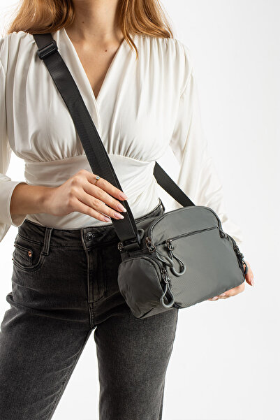 Sanmorris Jasminel Kadın Çok Gözlü Su Geçirmez Ayarlanabilir Askılı Günlük Ku...