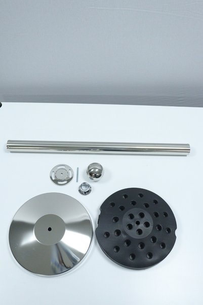 HCA LİMİTED Protokol Barrier Silver / Silver / Gray 1 Piece Post Protokol Barrier (Without Rope)