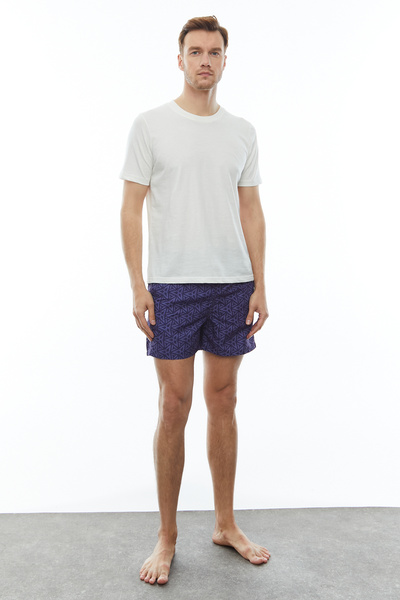 PAULMARK Чоловічі морські шорти з візерунком