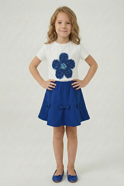 FATELLA Момичешка тениска с маргаритки и пола с панделки 23 април 29 октомври...