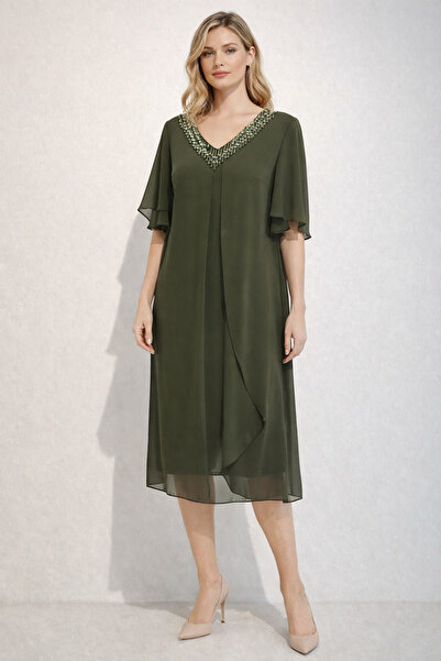 DİDİ Bead Embellished Midi Dress