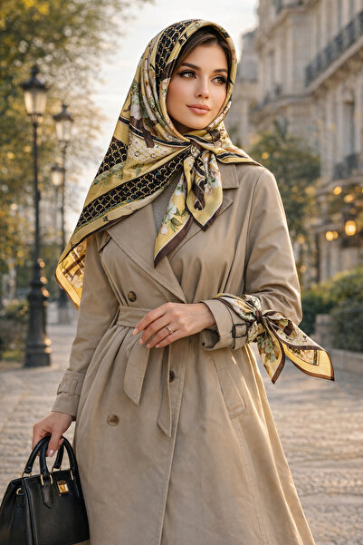 VİZYON %100 İpek Tivil Eşarp