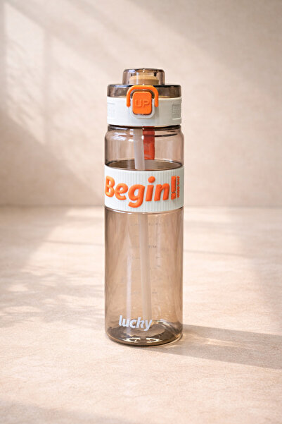 Kitchen Way قارورة مياه من البولي كربونات سعة 900 مل خالية من مادة BPA خفيفة ...