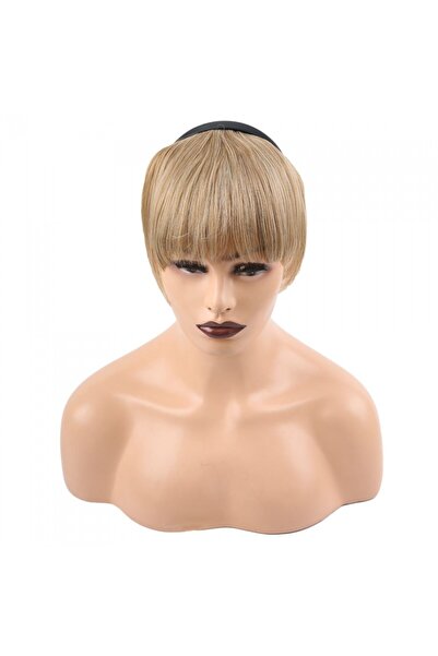 Handmade düz taçlı koyu kahve kahkül tak cık ürünler yıkanabilir ısıya dayanıklı