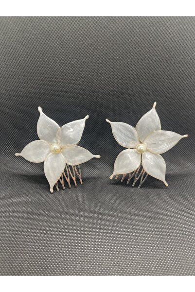 My'Elens Desing New Custom Floral Detailed, Double Pin Bridal Accessory, Wedd...