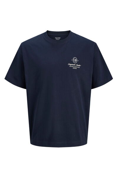 Jack & Jones Men's T-Shirt with Chest Logo Print - Niagara