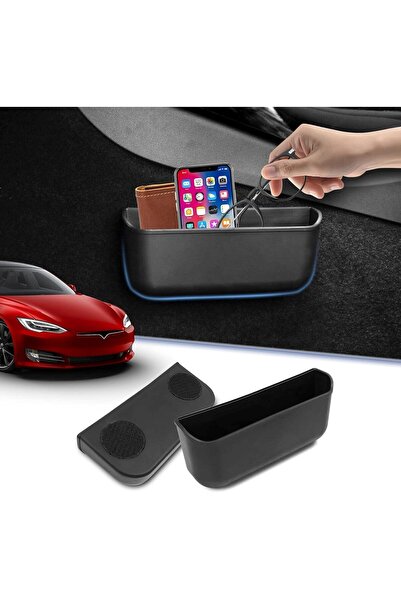 TESLA Model Y / Model 3 Gözlük Muhafaza Kabı - Mat Siyah