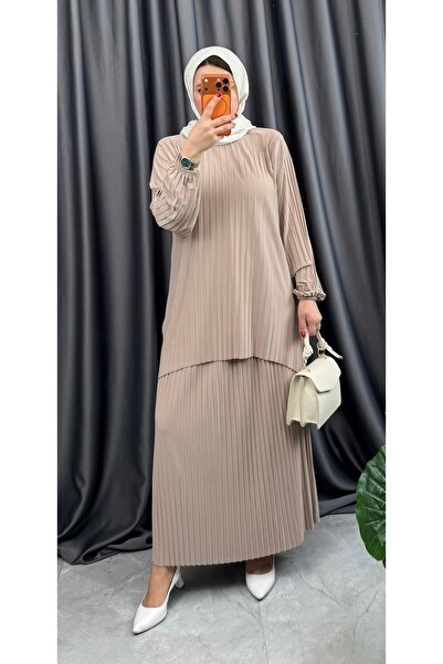 NİSUM MODA Piliseli Sandy Skirt Set