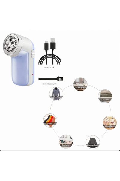 Noname Lint Remover 13x5cm USB Charging, Portable Different Colors