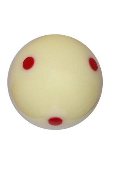 Tat Biliard Minge de biliard albă cu puncte roșii