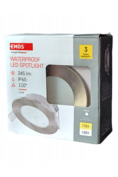 Evendi Recessed LED spotlight, Silver