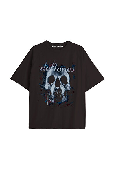 Kalic Studio Deftones Oversized T-Shirt Black