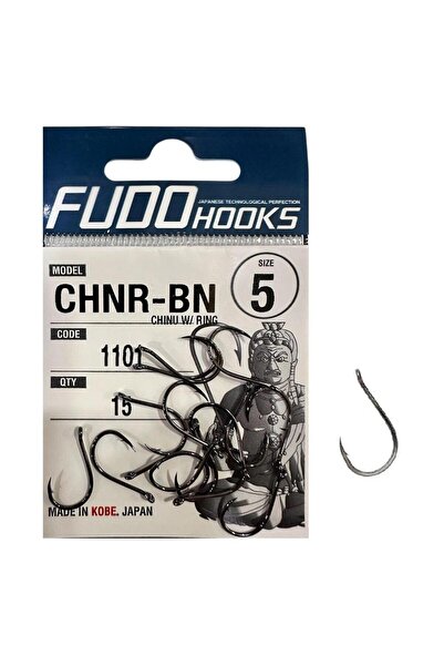 Fudo 1101 No:5 Chinu W/Ring Black Nikel Olta İğnesi 15 Adet