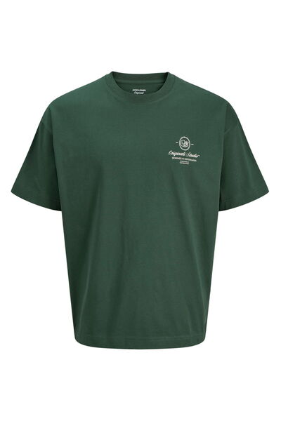 Jack & Jones Men's T-Shirt with Chest Logo Print - Niagara