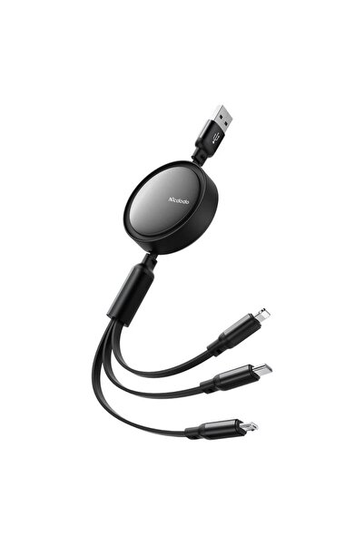Mcdodo CA-7256 3in1 Usb Lightning Micro TypeC Şarj Kablosu 1.2m
