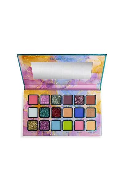 Magic Studio Paleta farduri pleoape, Sweet Pastel, Magic Studio, 18 culori