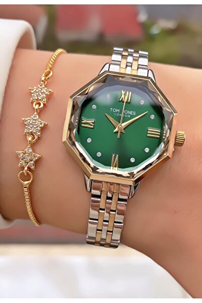 Tom Jones Original Brand - Yellow Silver Color - 2 Year Warranty Women's Wris...