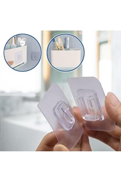 OEM Set de 10 Cârlige Duble Autoadezive pentru Organizare Eficientă