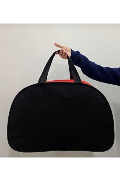 YONCA OUTLET Unisex Siyah Günlük El Çantası – Fermuarlı, Hafif ve Geniş İç Ha...