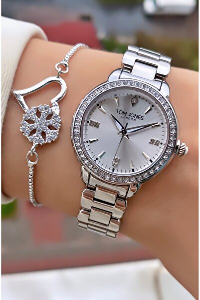 Tom Jones Brand Original - Silver Color - 2 Year Warranty Women's Wristwatch ...