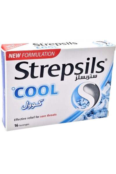 STREPSİLS حلوى كول 16 قطعة