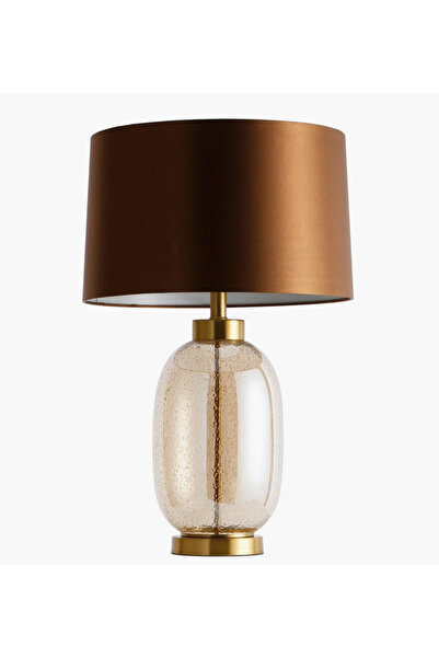 Generic Lyra Glass Table Lamp - 62 cm