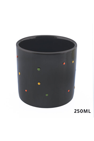 MIBRU كوب قهوة وشاي سيراميك كلاسيكي فاخر سعة 250 مل - بسيط وأنيق وخالد