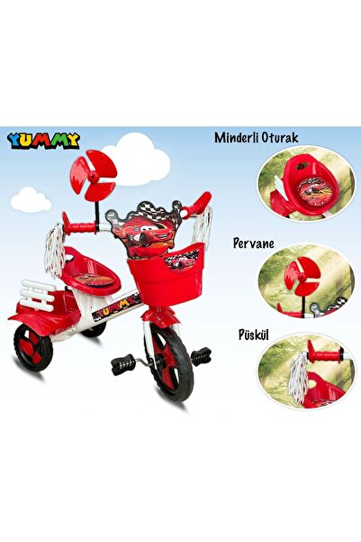 YSN YUMMY Üç Tekerlekli Pedallı Çocuk Bisikleti
