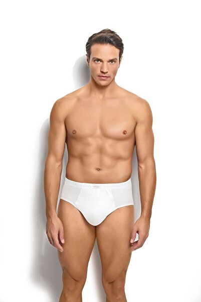Fanilam Jiber Men's White Slip Underpants 3-Pack – Soft Textured, Breathable ...