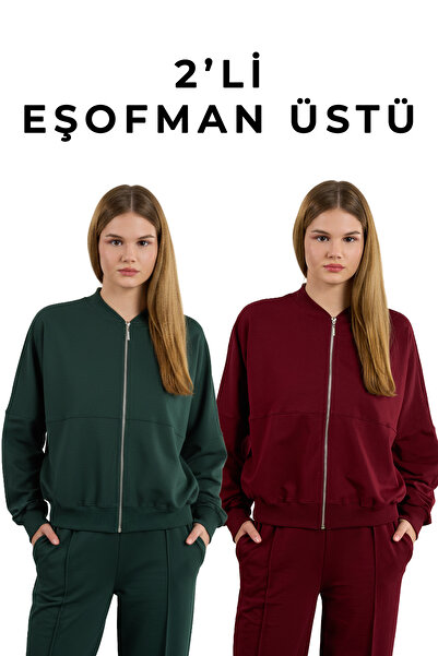 HANIQA Hanorac cu fermoar, 2 piese |   ü3010