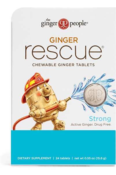 The Ginger People أقراص جينجر ريسكيو القابلة للمضغ من