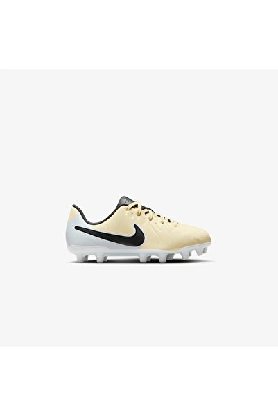 Nike Jr. Tiempo Legend 10 Club Çocuk Bej Çim Saha Kramponu Dar Kalıp