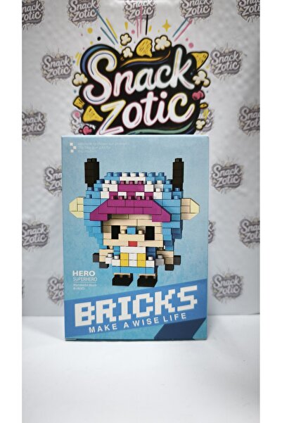Bricks SNACKZOTIC BIRCKS TONY TONY CHOOPER 3D MİKRO BLOK LEGO