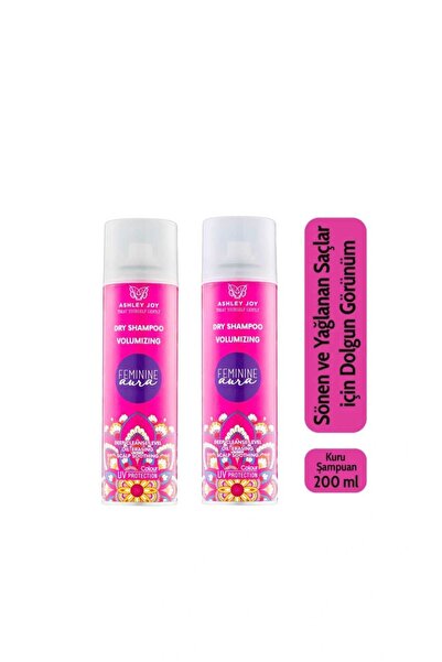 ASHLEY JOY Feminine Aura Dolgunlaştırıcı Hacim Veren Kuru Şampuan 200 ml Yase...