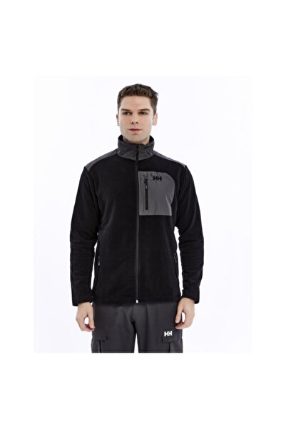 Helly Hansen BLOCK FULLZIP Erkek Polar Mont HH..12009 HHA.990 Siyah-L