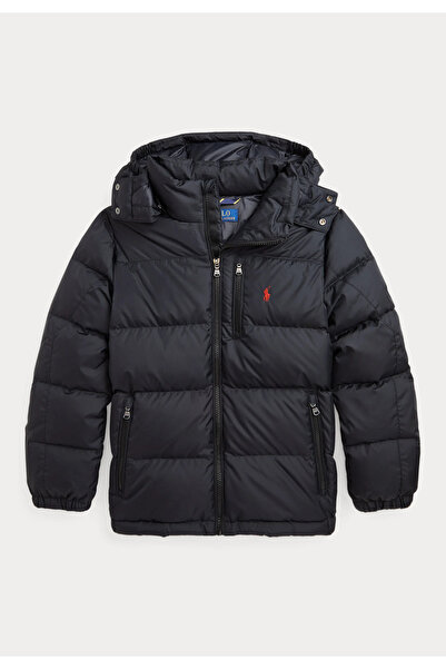 OEM Down jacket - Black POLO RL, Water-repellent quilted, Matte