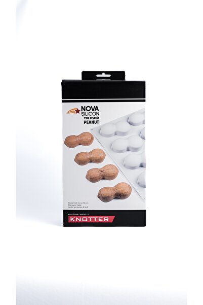 NOVA SİLİKON Silicone 8-Cavity Peanut Cake Mold