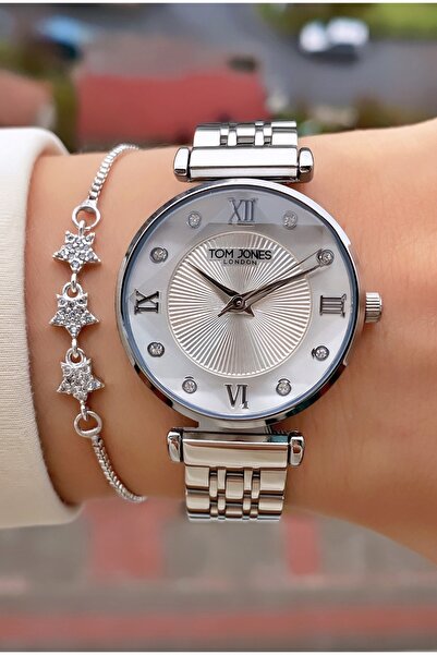Tom Jones Brand Original - Silver Color - 2 Year Warranty Women's Wristwatch ...