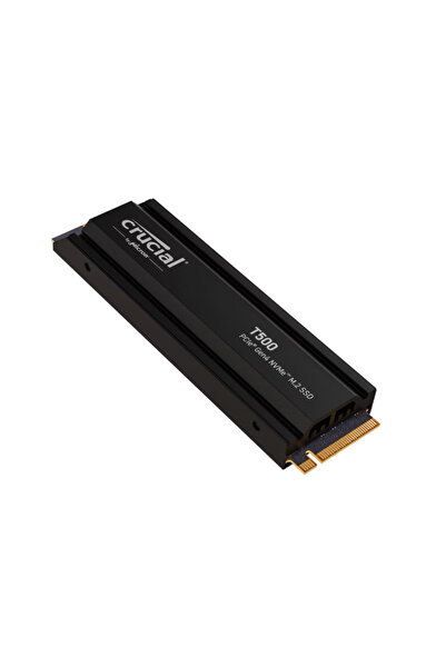 Crucial T500 SSD, 2TB, M.2 2280, PCIe NVMe 4.0 with Heatsink