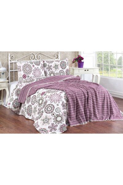 Elvira Home Collection Eh Lue 100% Cotton Double Pique Bed Sheet Set