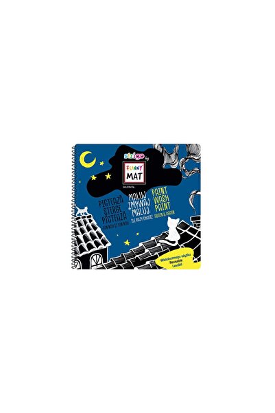 Funny Mat PLANȘĂ REUTILIZABILĂ 23X23CM + CADOU SET INSTRUMENTE DE COLORAT
